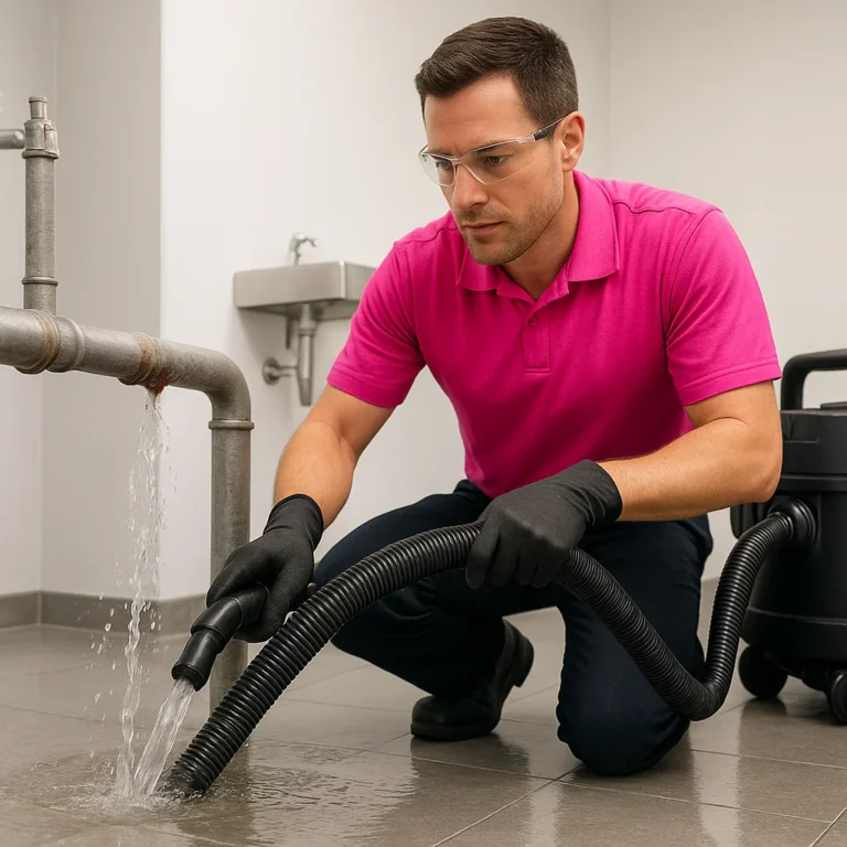 Pipe Burst Water Extraction