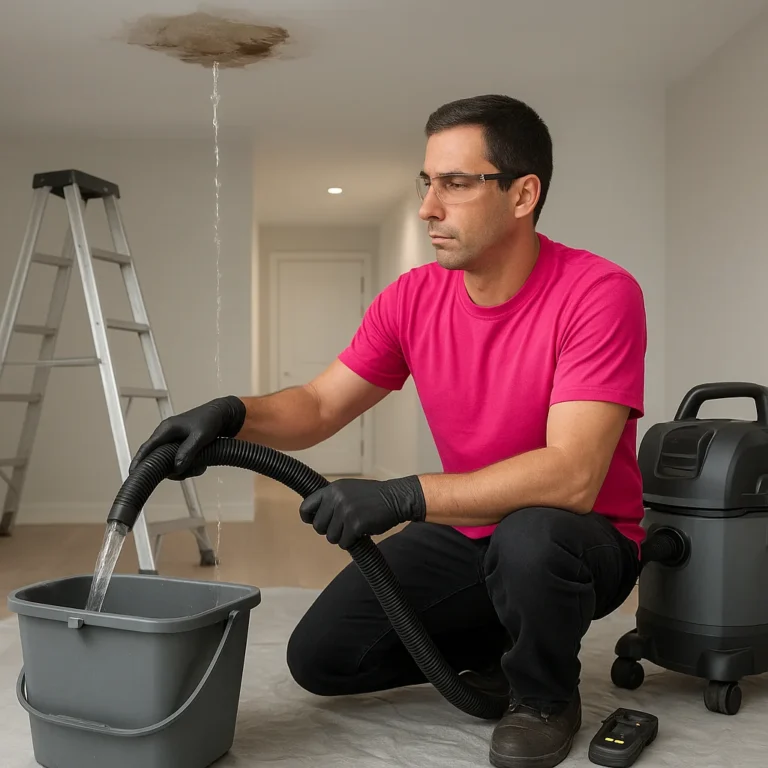 Roof Leak Water Removal